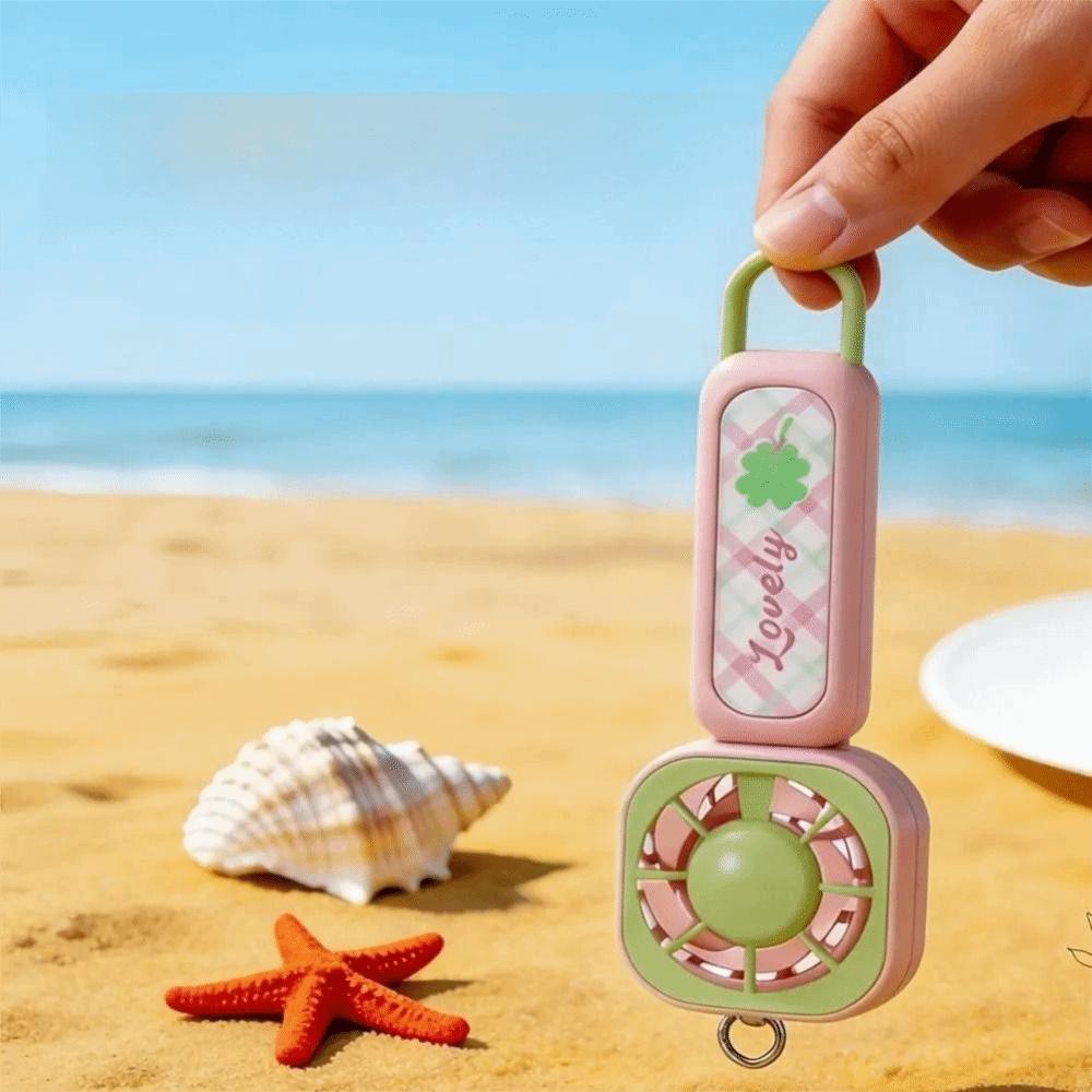 Quiet Operation Handheld Mini Fan Lightweight Design USB Rechargeable Fan Desktop Use