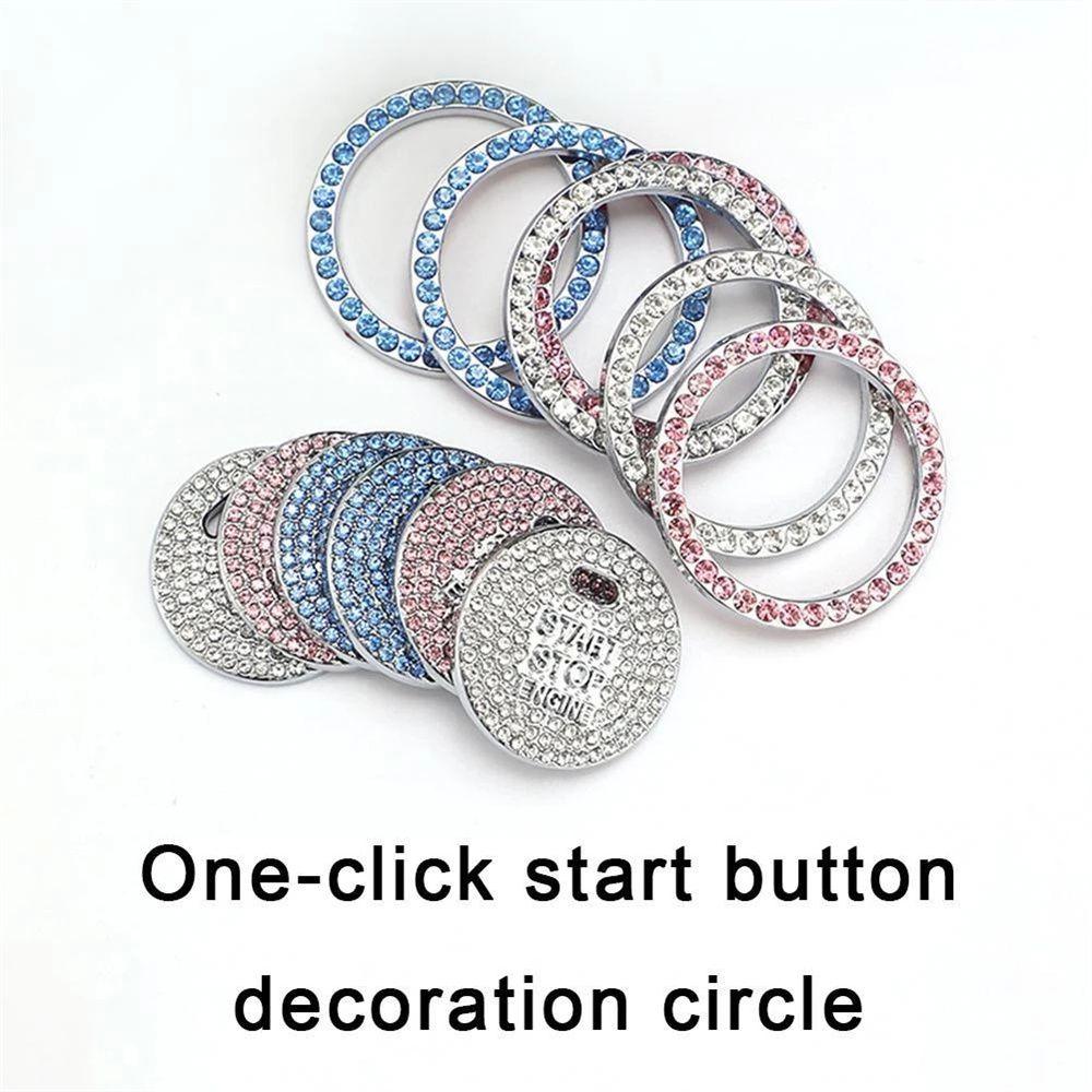 Sticker Engine Ignition Start Switch Button Decor One-click Start Button Button Protective Cover