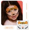 Ruikalong June 1st Kids' Waterproof Face & Forehead Cartoon Tattoo Stickers for Face Painting
