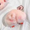 Cartoon Kawaii Mini Pig Nose Wallet Cute Lovely Pig Butt Plush Coin Purse Women Bag Pendant Keychain Accessories
