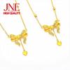 24K Gold Plated European Coin Princess Chain O Beads Wedding Best-Seller On Alluvial Gold Love Tassel Bow Necklace for Women