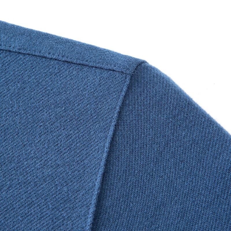 MONTAGUT Pánské polo tričko s dlouhým rukávem ze směsi kašmíru a hedvábí