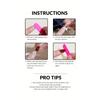 Set da 24 pezzi Unghie Finte Adesive Minimaliste Quadrato Corto Punti Bianchi e Neri French, Per Ragazze/Donne Per Unghie Quotidiane, Da Appuntamento, Da Festa Forniture per Unghie