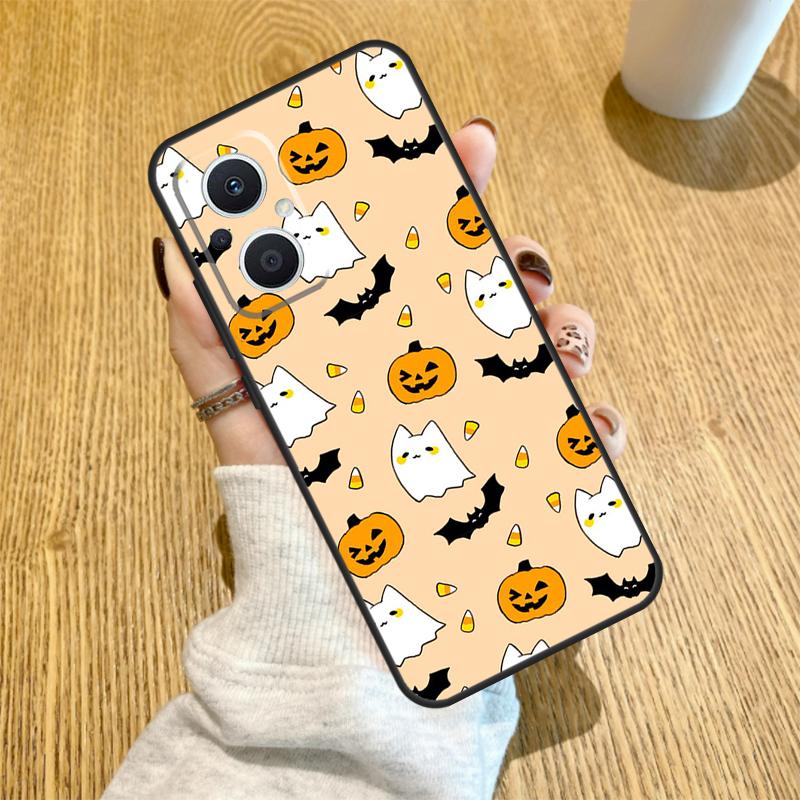 Halloween Pumpkins Funda For OPPO Reno 10 11 12 13 14 Pro 14F 13F 12F 11F 7 8 Lite OPPO Find X5 X8 X9 Pro Case