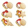 Stainless Steel Sandwich Cutting Mold Multi-purpose Portable Cartoon Heart-shaped Biscuit Molds with Hand Guard Baking Tools