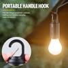 Outdoor Solar Camping Light Decorative Bulb Rechargeable Hookup Camping Vintage Tent Light Ambient Light Tungsten Light