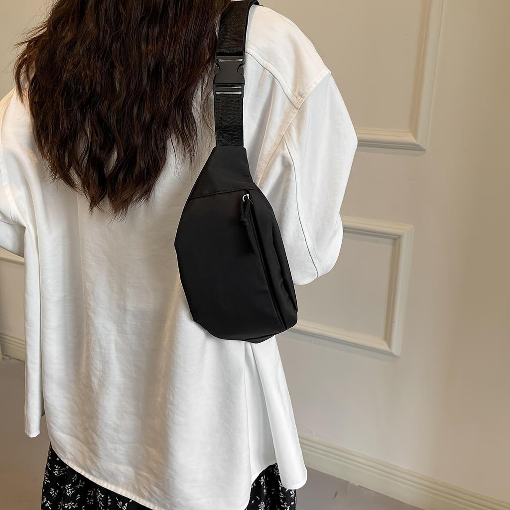 Outdoor waist bag, women's crossbody bag, chest bag, trendy single shoulder crossbody bag, fashionable travel mobile phone bag.