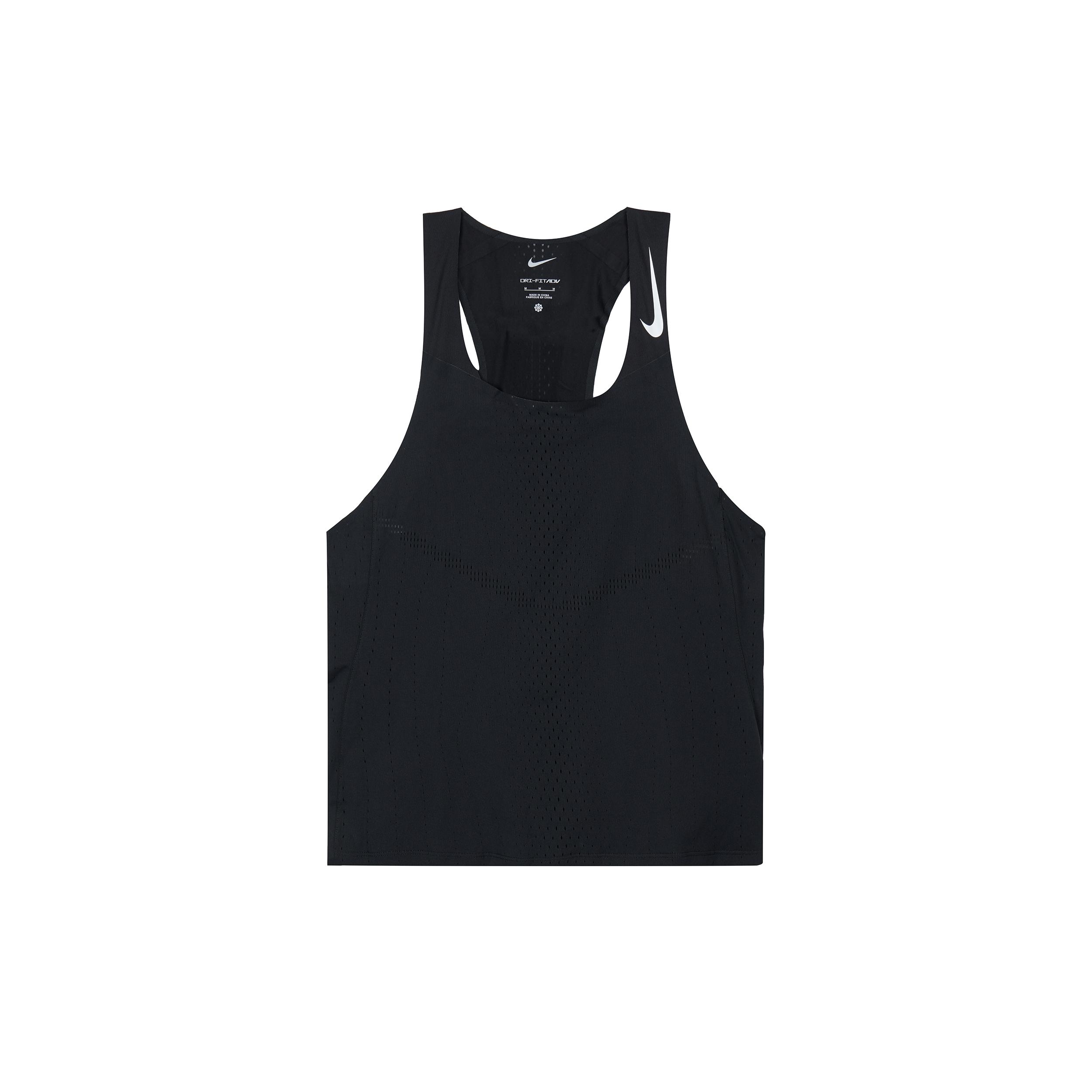 Мужская черная майка для бега Nike Dri Fit DM4625-010 S