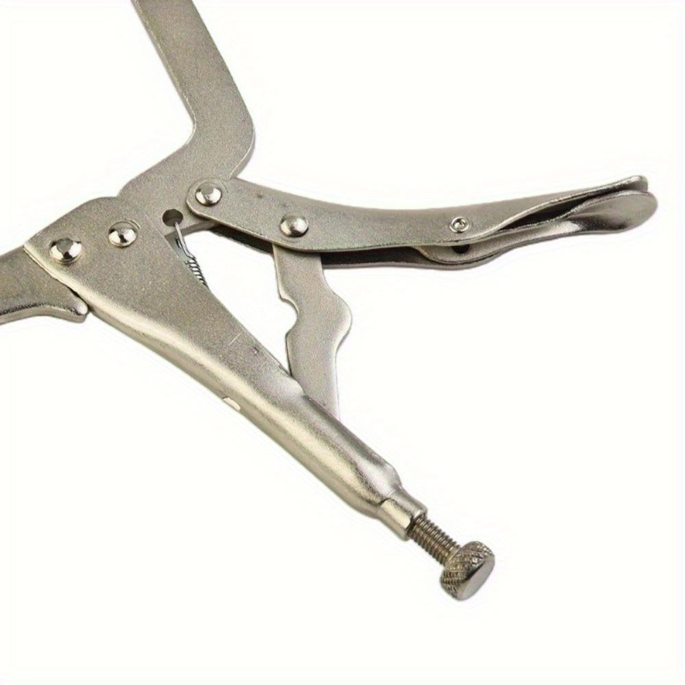 1PC 9 Inch Steel C Clamp Vise Grip Locking Welding Pliers Wood Tenon Locator Tool