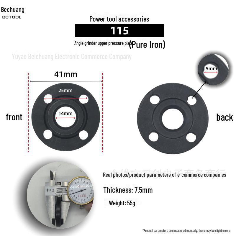 Universal Angle Grinder Pressure Plate: Hexagon Cover for 100 Type Grinders
