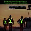 LED Reflective Vest Running Cycling Safety Vest for Outdoor Sports Activities