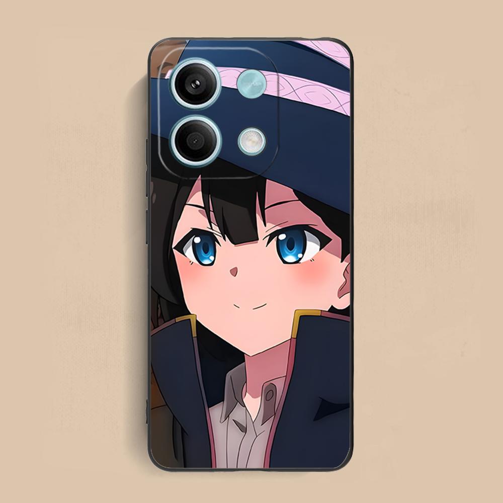 Wandering Witch Saya Phone Case for Xiaomi Redmi 15 14 13 12 A5 3 2 1 C Plus 4G 5G Soft TPU Shockproof Cover