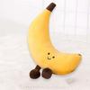 Pluszowa zabawka owocowa Uroczy banan brzoskwinia gruszka bakłażan kreskówkowa lalka pluszaki ozdoba miękki owoc wypchana lalka impreza dom dekoracja stołu kreatywne prezenty