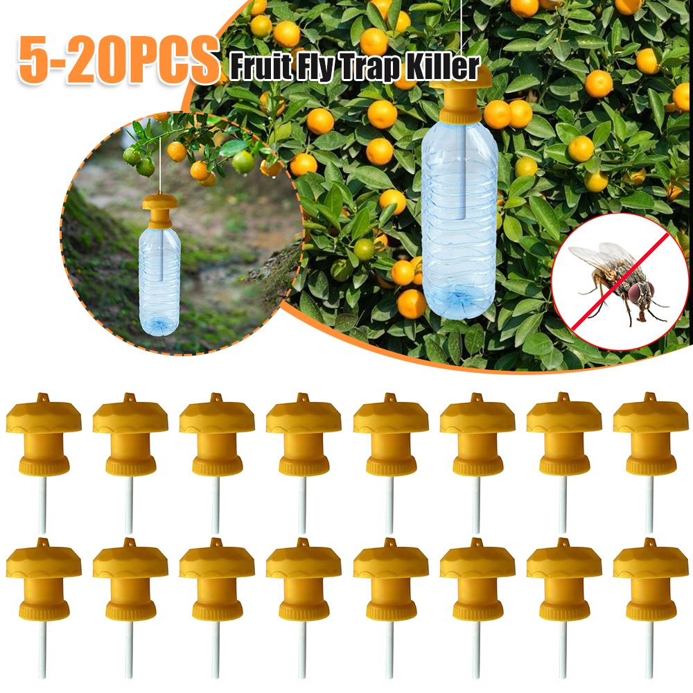 Hanging Fruit Fly Trap Killer Plastic Drosophila Trap Insect Pest Fly Catcher Antimosquito Farm Orchard Vegetable Garden Control
