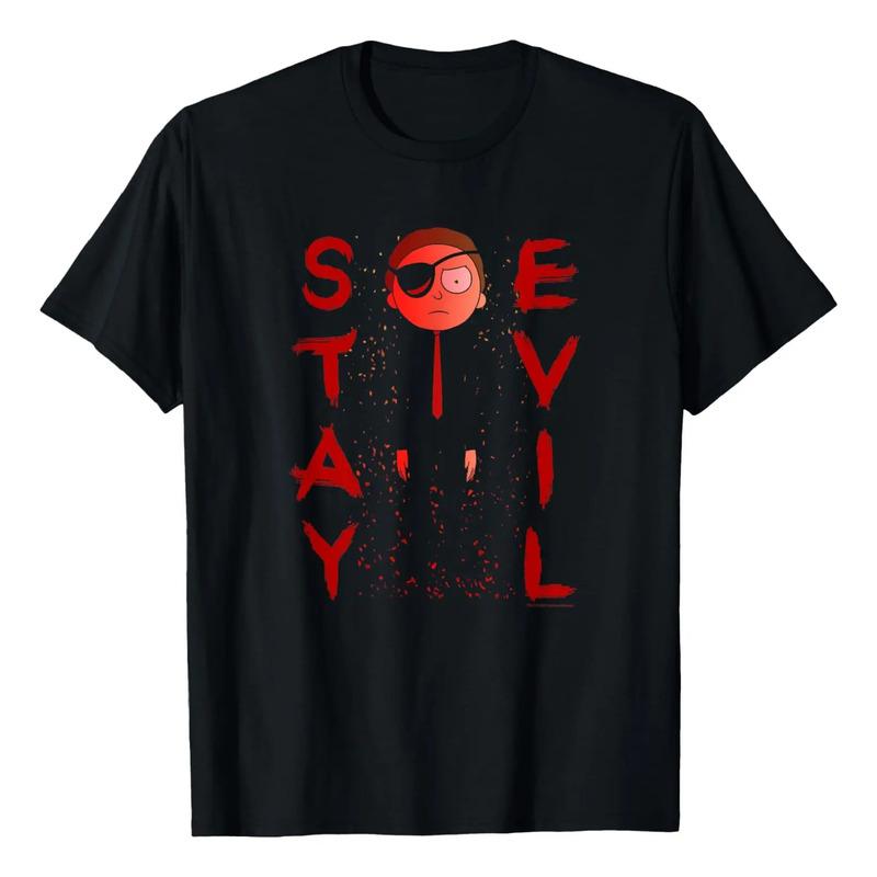 Camiseta Rick And Morty Stay Evil Morty S