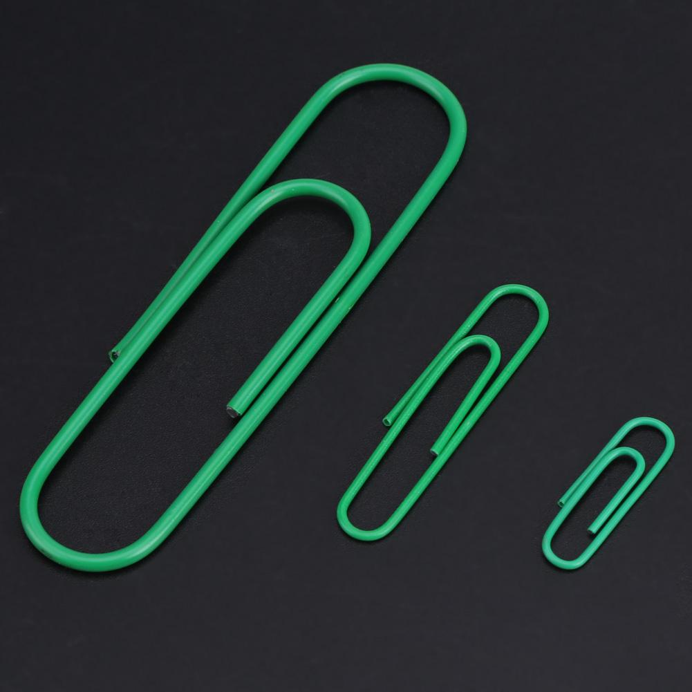 Colorful Paper Clips, Large   Color Metal Clips for Decoration Neatly Organizing Files with Convenient Storage Box
