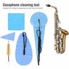 Saxophone Cleaning Set, Saxophone Cleaning Cloth, Uniquely Designed Cleaning Swabs, 5-Piece Set for Music Lovers, Clean Instrument Maintenance, Soft,