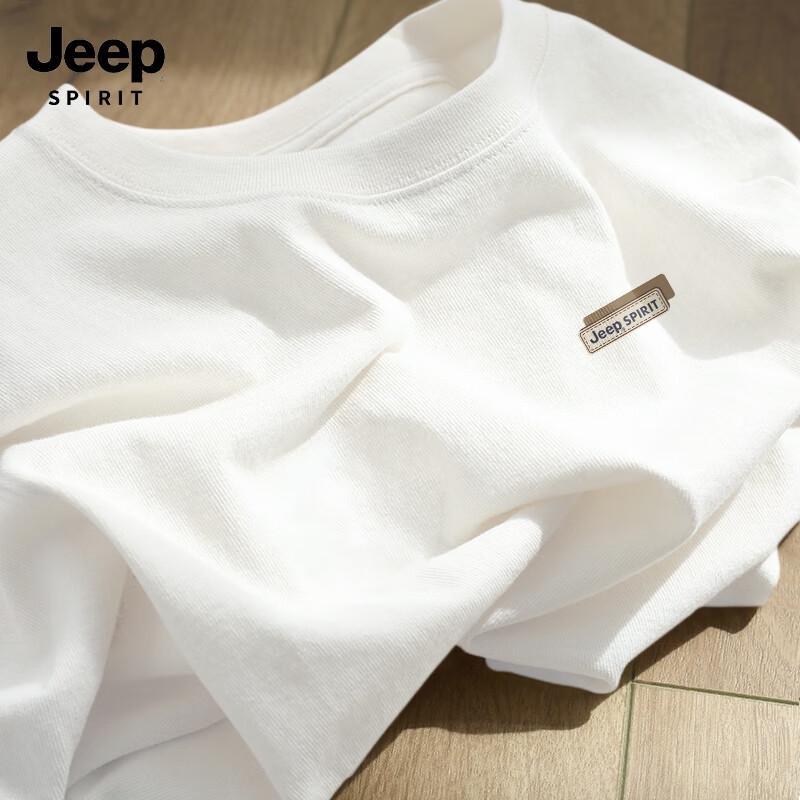 JEEP SPIRIT Men's Pure Cotton Long Sleeve T-Shirt
