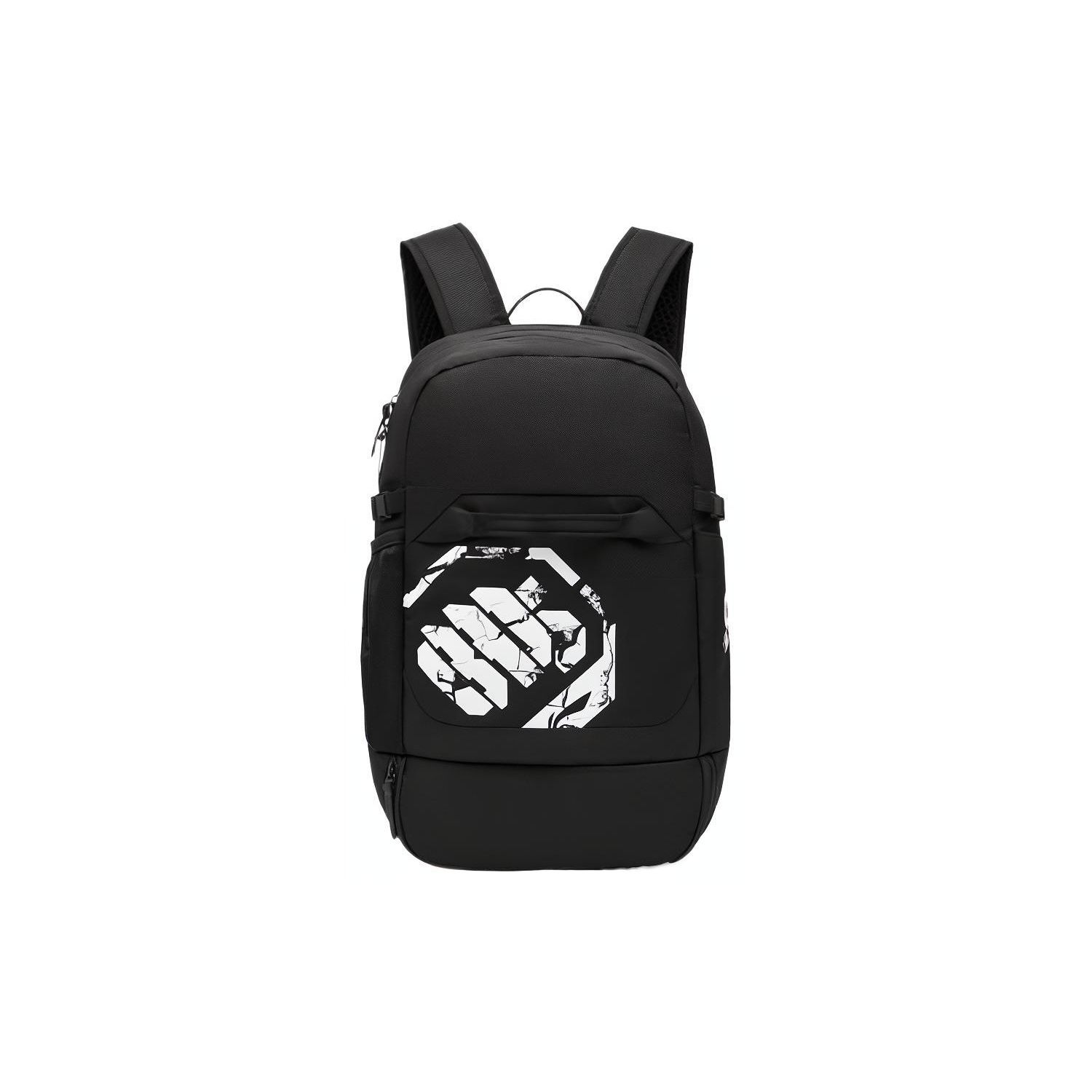 Li Ning Badfive Casual Fashion Polyester Backpack Unisex Backpacks Black ABST175-1 Black