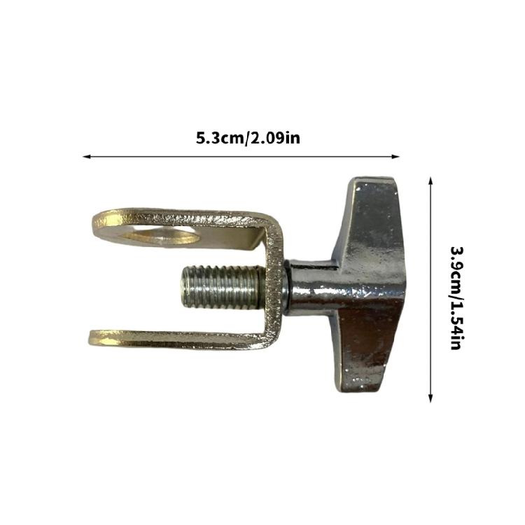 Quick Installation Bass Drum Bell Clamp Drummers Accessory for Stage Drummers Small Size Easy Transport Storaging