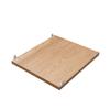 40cm Bathroom Washstand with Storage Shelf, Universal Replacement Shelf with Mounting Material for Cabinet or Usable Alone, Natural Wood Grain