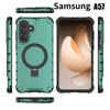 Corrugated Ring Stand Magnetic For Samsung S26 Ultra 25 Edge 24 FE 23 Plus A57/37/27/17/07 A56/36 A55/35/25/15 Military Shock Proof Cover