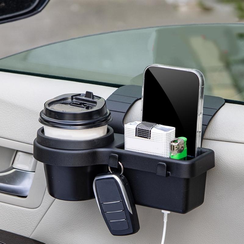 Multipurpose Car Door Storage Box Hanging Holders Waterproof Designs Seat Side Window Organizers for Phones Cups Key