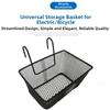 25*17*15cm Bike Front Basket Black E-Scooter E-bike Basket High Quality Rear Hanging Basket