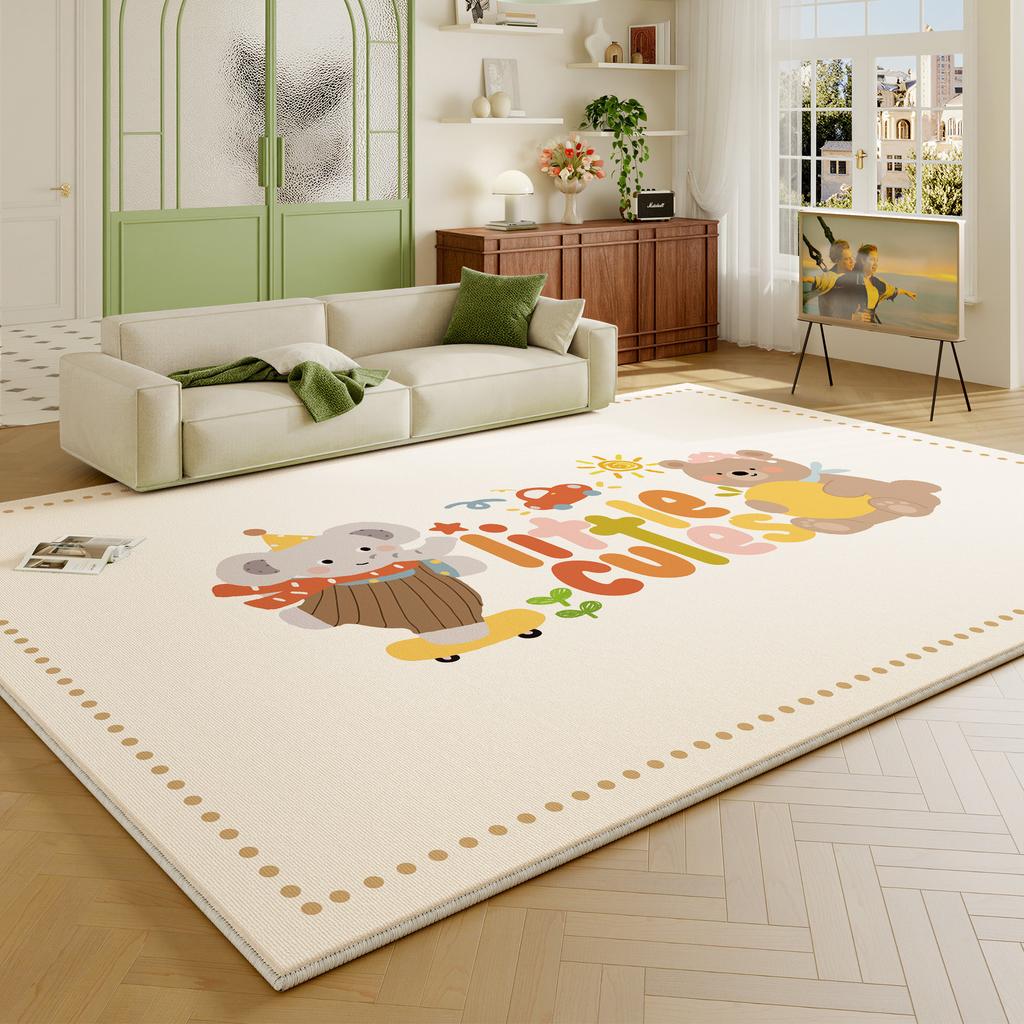 Large Area Carpets for Living Room Fluffy Soft Bedroom Decor Washable Carpet Modern Style Children's Floor Mat Thicken Plush Rug