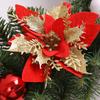 Christmas Door Decor Wreaths Artificial 40CM Hanging Garlands with Spruce Pine Cones Berry Ball PVC Light Up for Indoor Outdoor