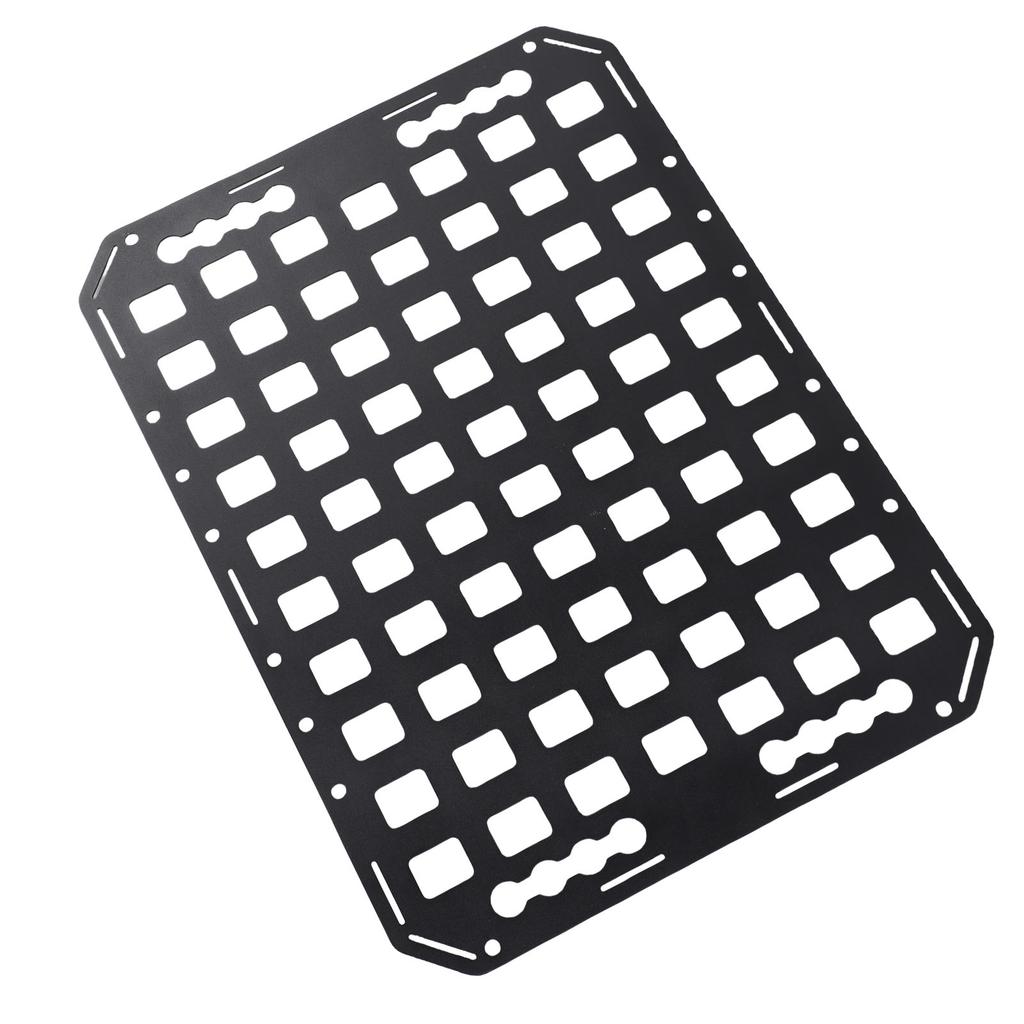 Truck Bed Molle Panel 533x390x2mm Multifunctional High Hardness Aluminum L Rail Mount Cargo Tool Storage Molle Panel