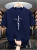 Fashion Pattern Tshirt 100 Cotton Simple Unisexs Clothing Breathable And Versatile Tshirt
