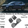 2023 Mazda CX-50 TPE All-Weather 3D Custom-Fit Waterproof Floor Mats