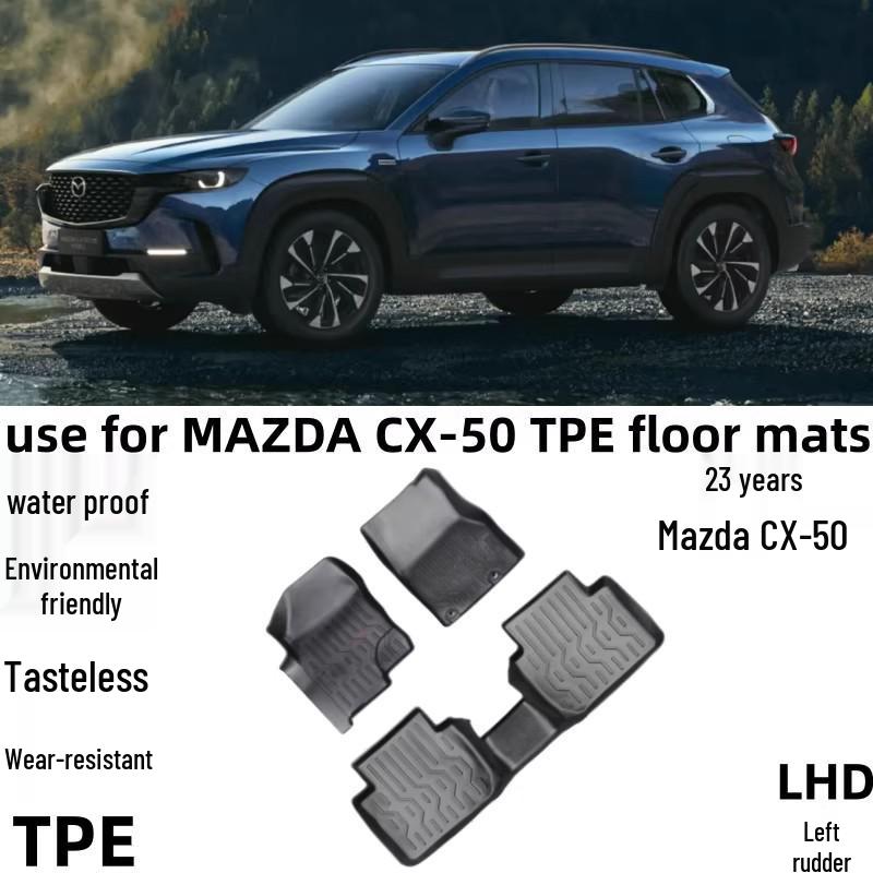 2023 Mazda CX-50 TPE All-Weather 3D Custom-Fit Waterproof Floor Mats
