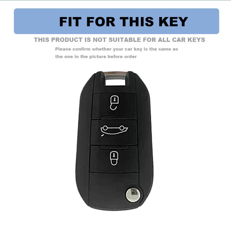 Gold Edge TPU Auto Keyless Protector For Citroen C3 C4 C5 Cactus C6 C8 Car Key Case Cover Fob For Peugeot 508 2008 3008 5008 208 301 307 308
