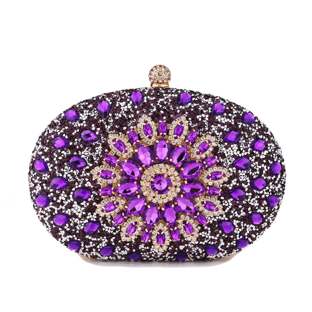 Diamond Women Luxury Clutch Evening Bag Wedding Crystal Ladies Cell Phone Pocket Purse Female Wallet for Party Quality Gift