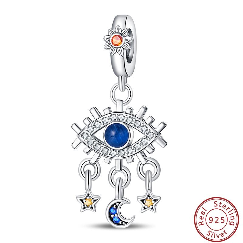 

100% Copper Crescent Circular Dreamcatcher Net Lucky Blessing Series Charms Beads 3Mm Diy Fine Jewelry Making