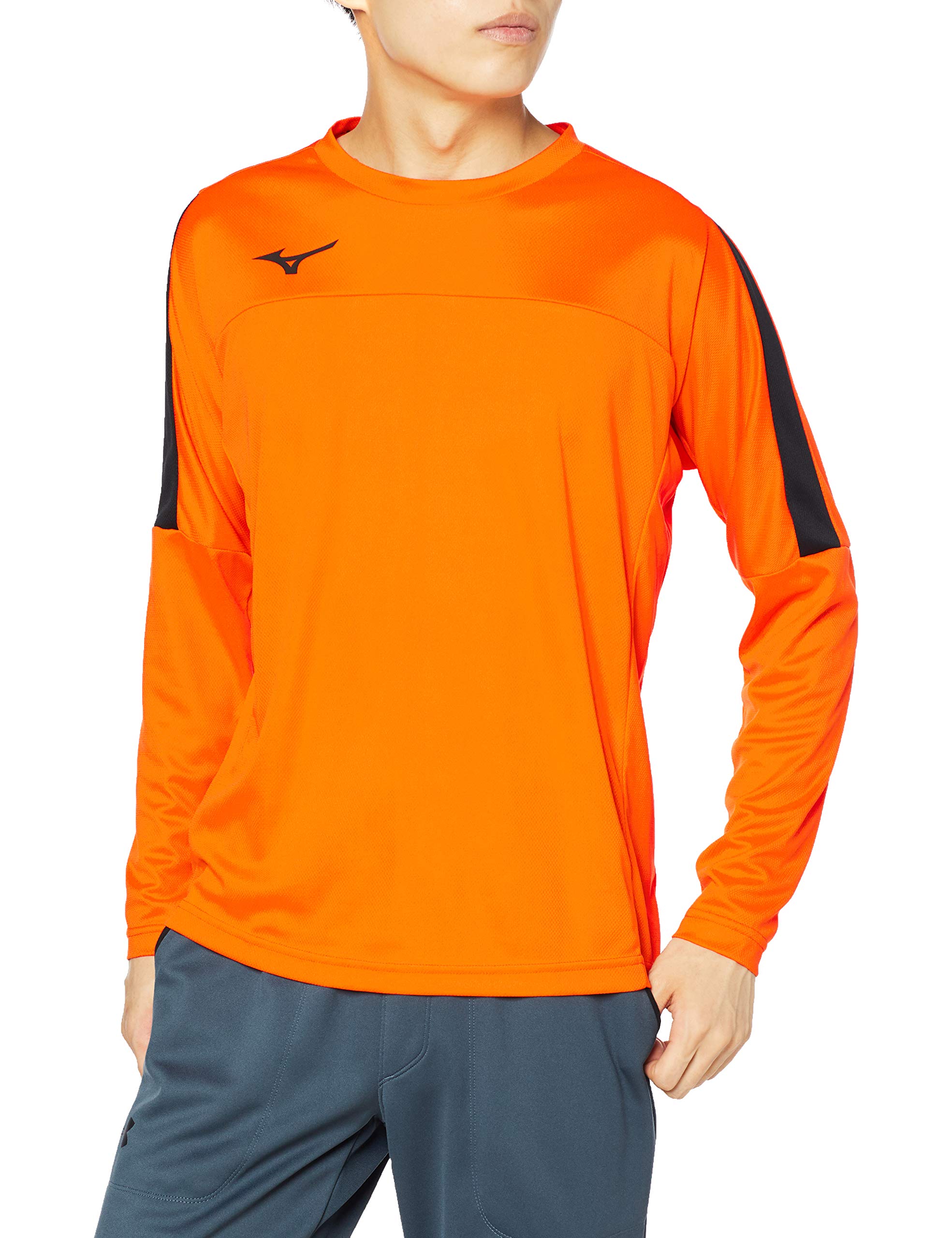 

Mizuno Soccer Field Long Golden Size M Shirt, Sleeve, Poppy, P2MA0506, (Japan)