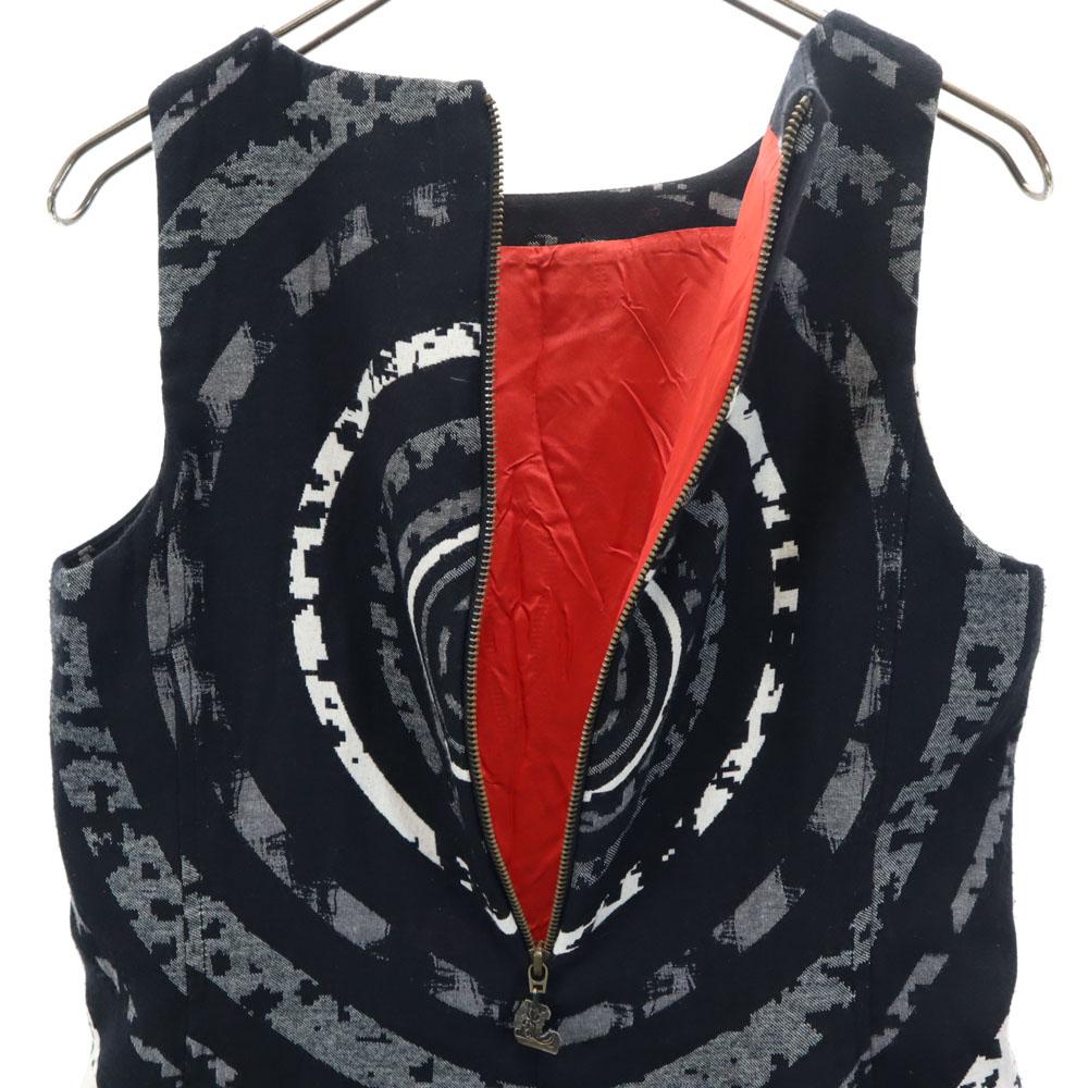 Desigual Overall handle No sleeve one piece 40 Black series Women Used
