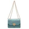 Versatile Trend Starry Sky Chain Flash Shoulder Crossbody Small Square Bag Women's Bag