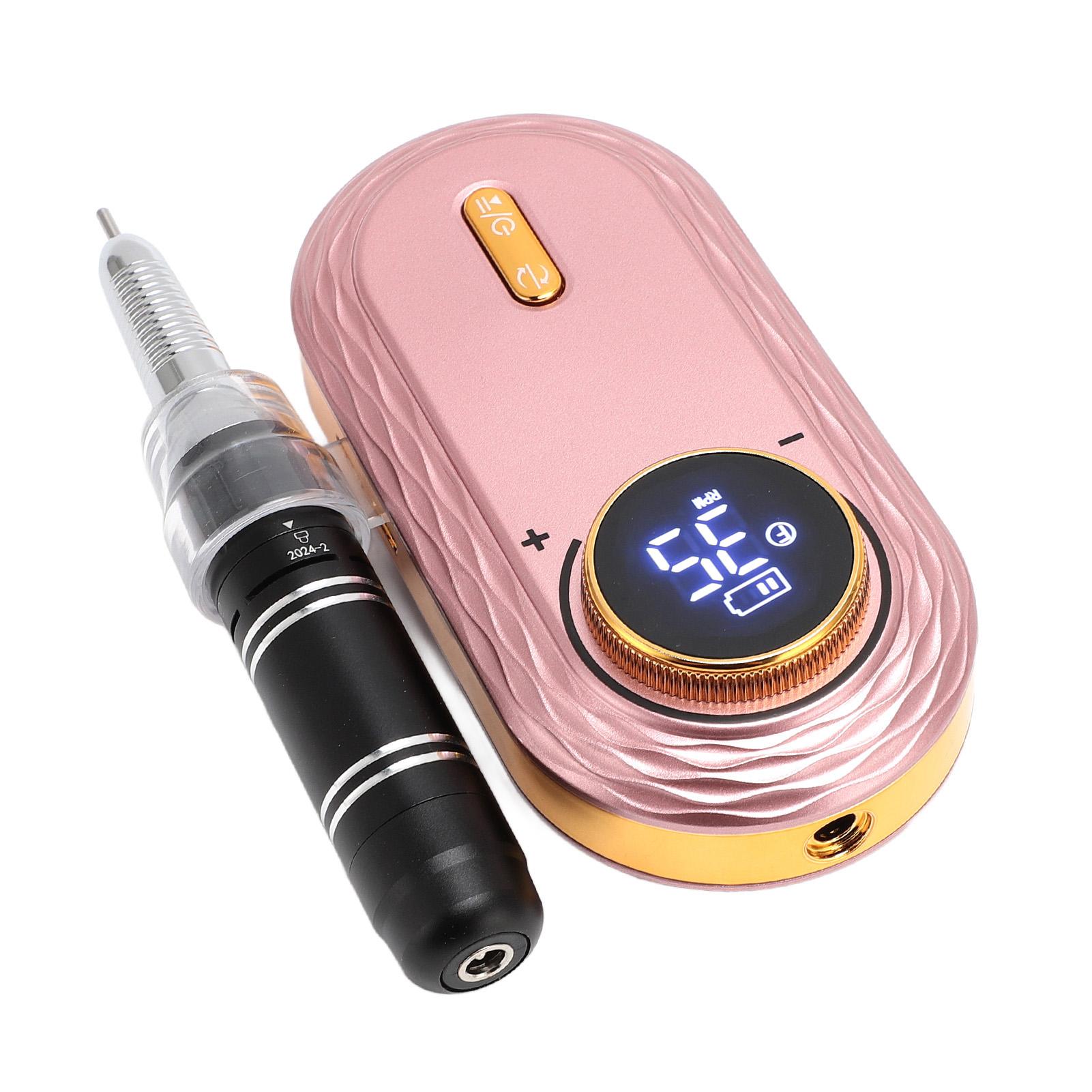

Electric Nail File Set Portable Nail Drill Machine Nail Polish Remover Manicure Pedicure Tools for Home Salon Use