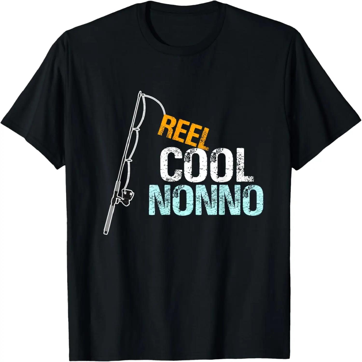 

Nonno Gift from Granddaughter Grandson Reel Cool Nonno T-Shirt S чёрный