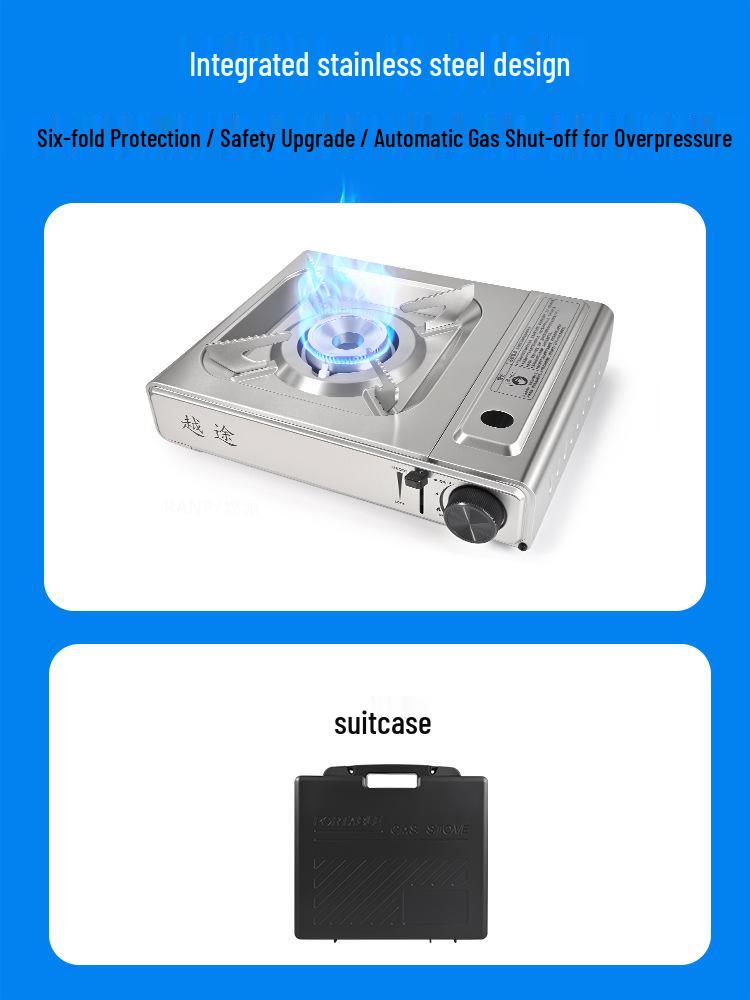 Portable Outdoor Gas Stove for Camping & Tea Brewing