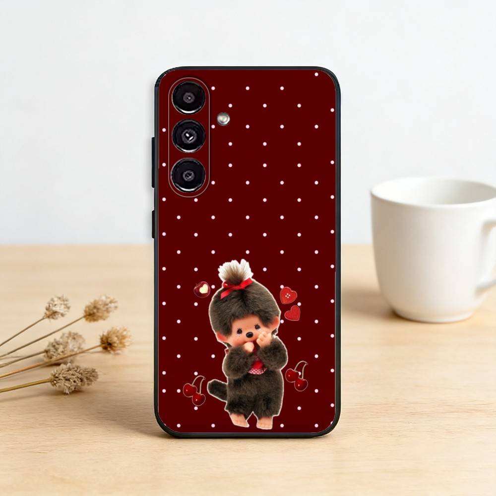cute monchhichis Phone Case For Samsung Galaxy A20,21s,22,31,32,52,53,72,73,80,91 Soft Black Shell Samsung a31