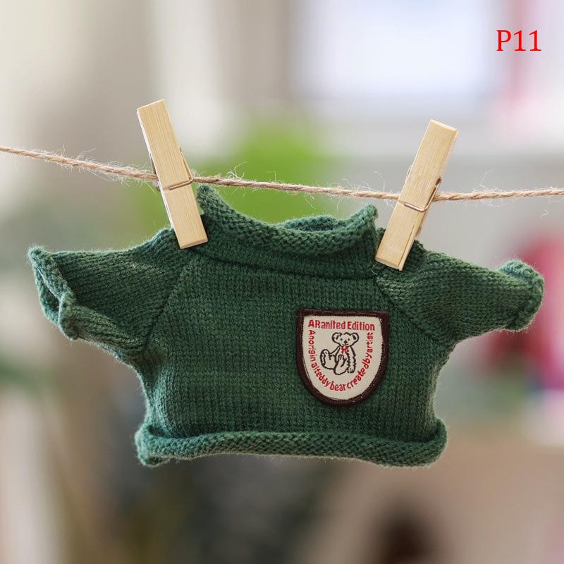Bavlněná panenka náhradní kostým svetr svetr 30 cm plyšový kostým pro panenku
