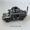 Juodas Hummer 2 Surinkimo Mastelio Modelis Dėlionė Surinkimo Statybinių Blokų Rinkinys Žaislas Dovana Šarvuotos Transporto Priemonės, Helovino/Padėkos Diena/Kalėdų dovana