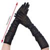 Damen Braut Langarmhandschuhe Nachtclub Themenparty Handschuhe Tanzparty Vollfingerhandschuhe Glitzernde Strass Fäustlinge