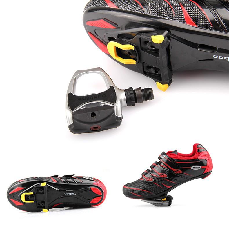 Set de crampoane cu blocare automată pentru pantofi de ciclism rutier