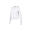 Hooded Solid Quick-Dry Sports Casual Sun Protection Jacket Women Jackets White P323W021-0019