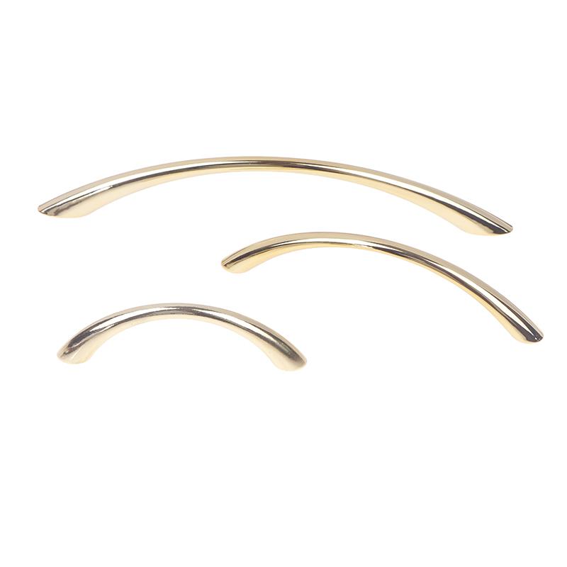 Zinc Alloy Solid Cupboard Door Handle Simple Curved Drawer Pull Multifunctional Wardrobe Shoe Cabinet Knob Furniture Hardware